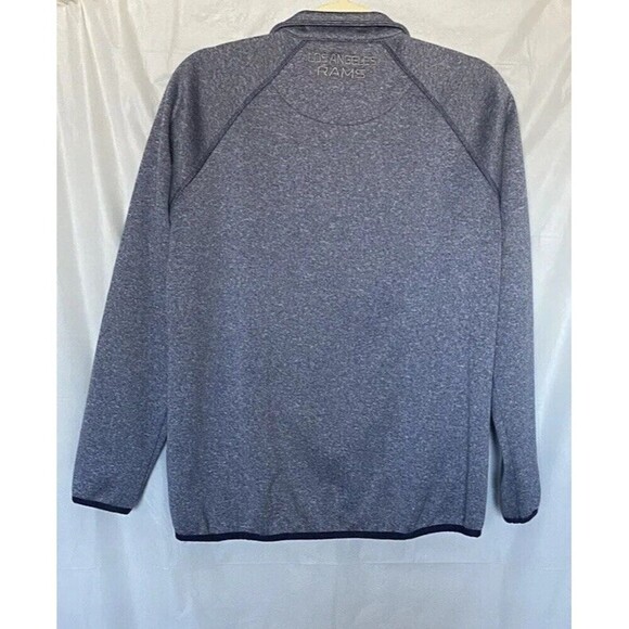 NFL Team Apparel Women's Los Angeles Rams Quarter Zip Pullover w Pockets Sz.M - Picture 2 of 9